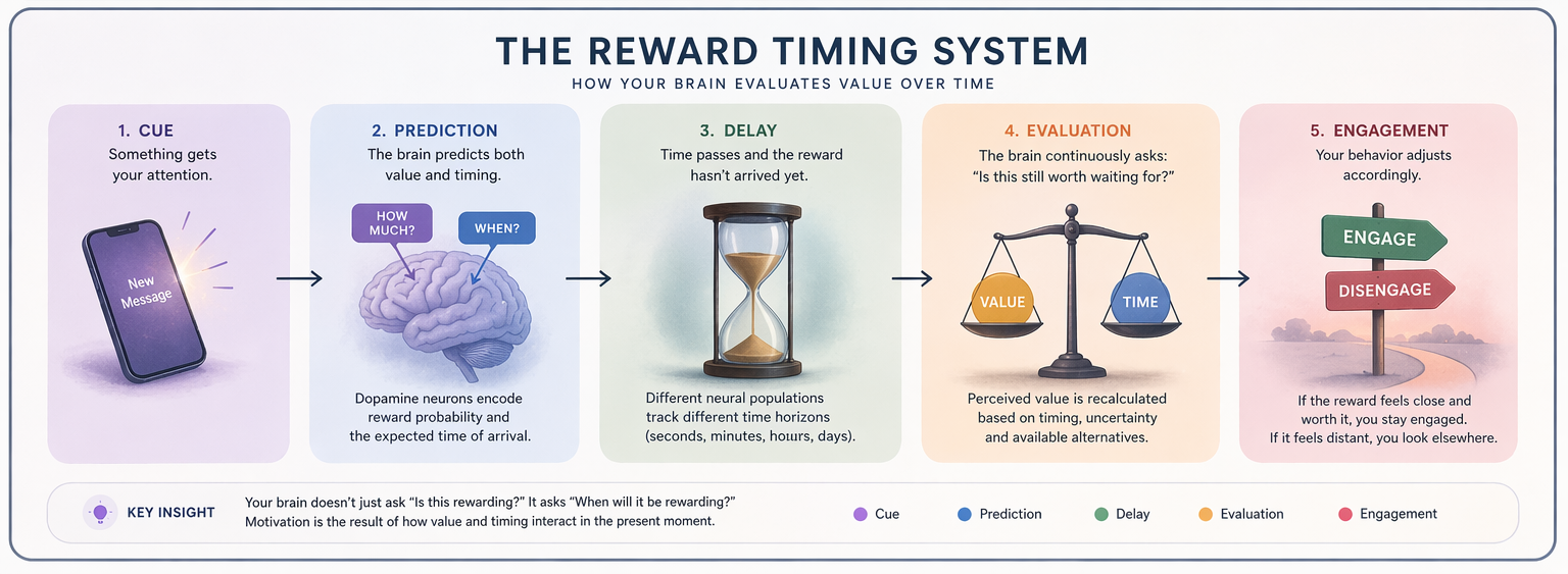 The reward timing system diagram